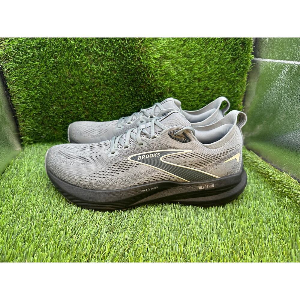 Brooks Glycerin 22 1104451D078 Athletic Sneaker Men's 11.5D Gray Jacquard Sports - Picture 3 of 14